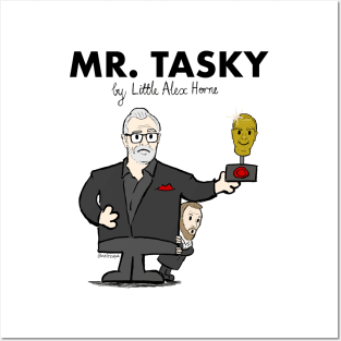 Mr Tasky (Taskmaster / Mr Men mash up - Greg Davies & Little Alex Horne) Posters and Art